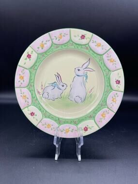 Mesa Easter Bunny Bunnies Appetizer / Salad Plate 8.5”